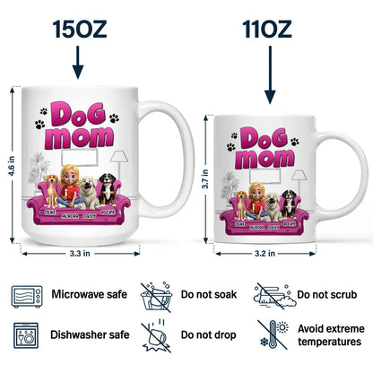 Treat Dealer 3D Effect Dogs - Personalized Mug