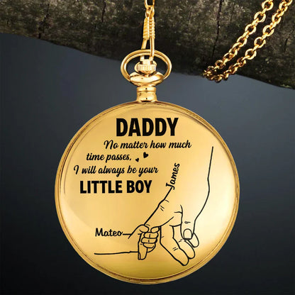 Always Be Your Little Girl - Personalized Pocket Watch