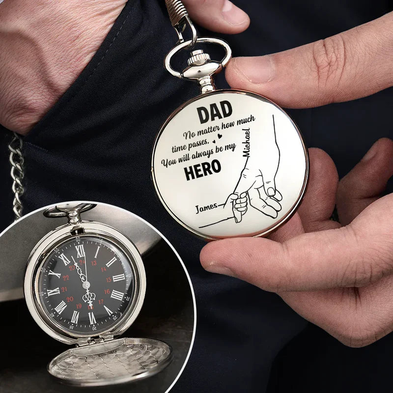 Always Be Your Little Girl - Personalized Pocket Watch