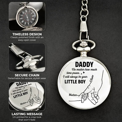 Always Be Your Little Girl - Personalized Pocket Watch