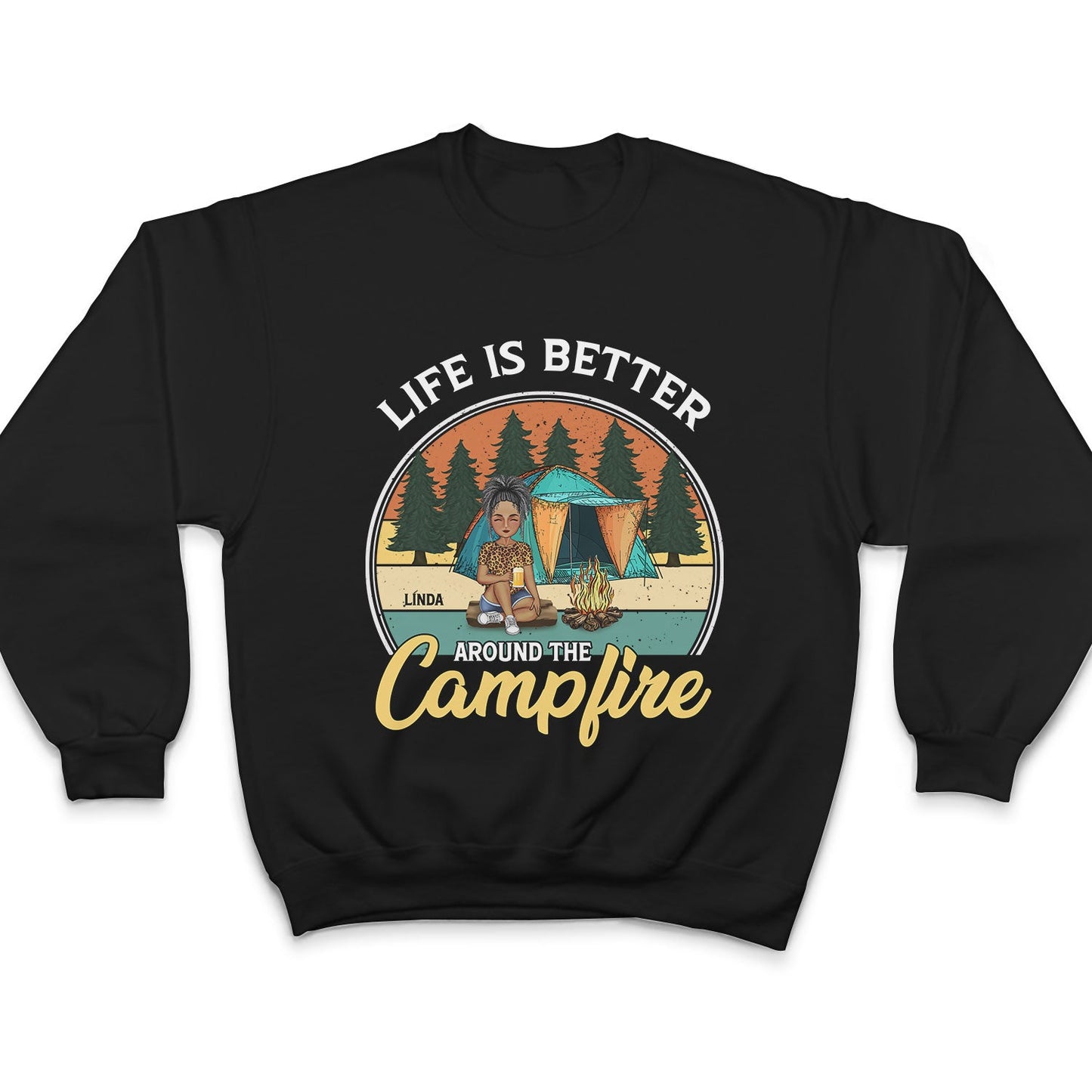 Grow Up To Be A Super Sexy Camping Lady - Gift For Camping Lovers - Personalized Custom T Shirt