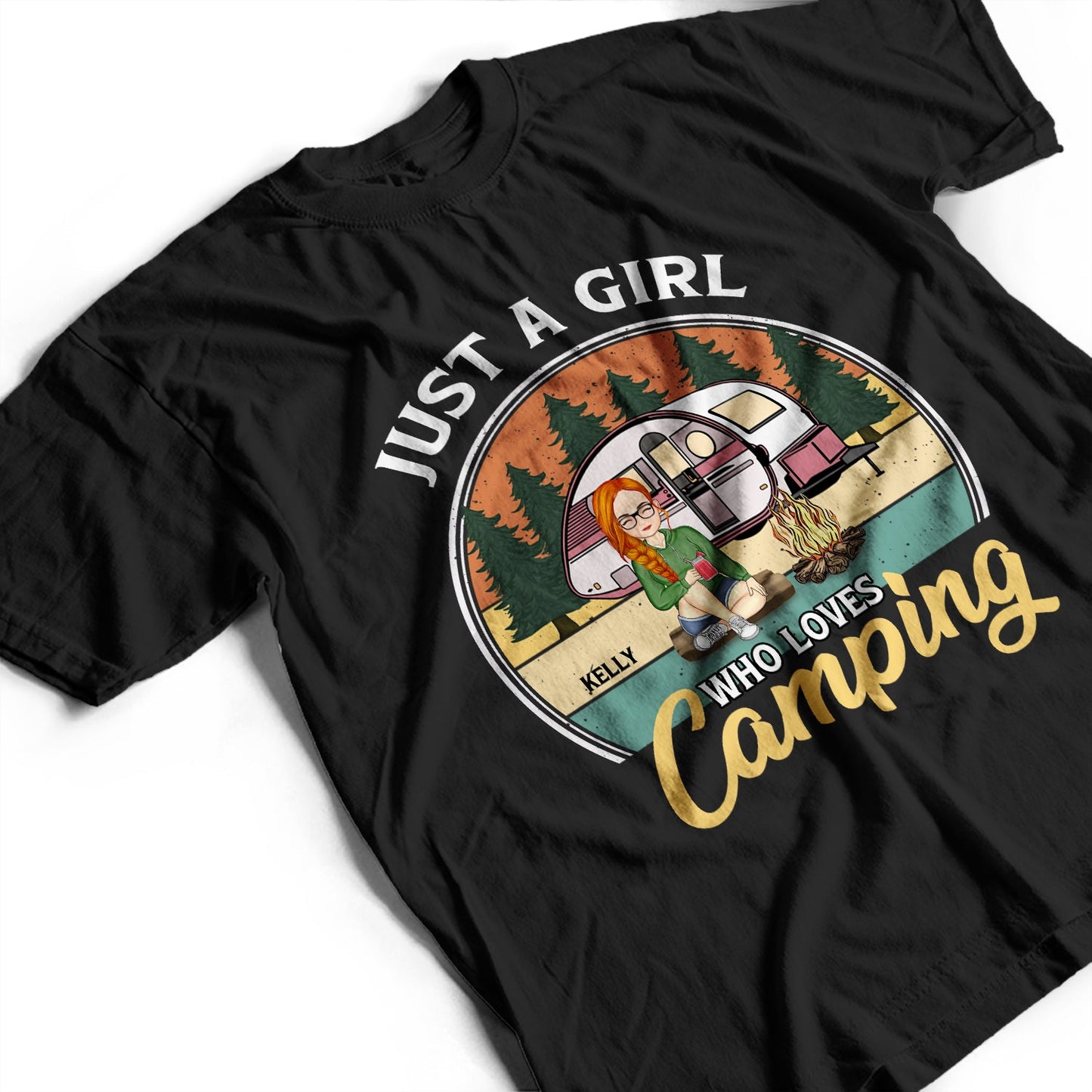 Grow Up To Be A Super Sexy Camping Lady - Gift For Camping Lovers - Personalized Custom T Shirt