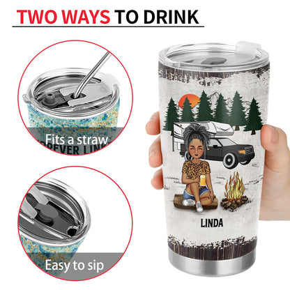 Grow Up To Be A Super Sexy Camping Lady - Gift For Camping Lovers - Personalized Custom Tumbler