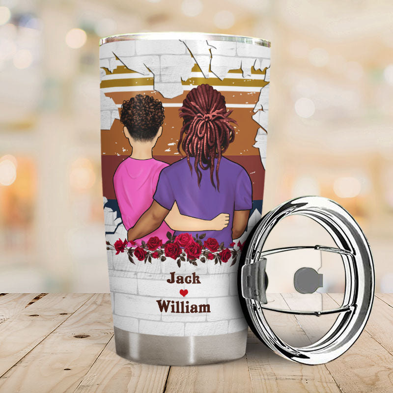 Couple We're A Team - Personalized Custom Tumbler