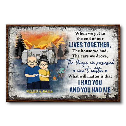 When We Get The End - Gift For Old Couples - Personalized Custom Poster