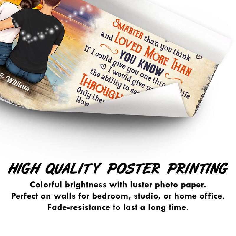 Family Couple To My Wife Husband You Are Braver Than You Believe - Gift For Couples - Personalized Custom Poster