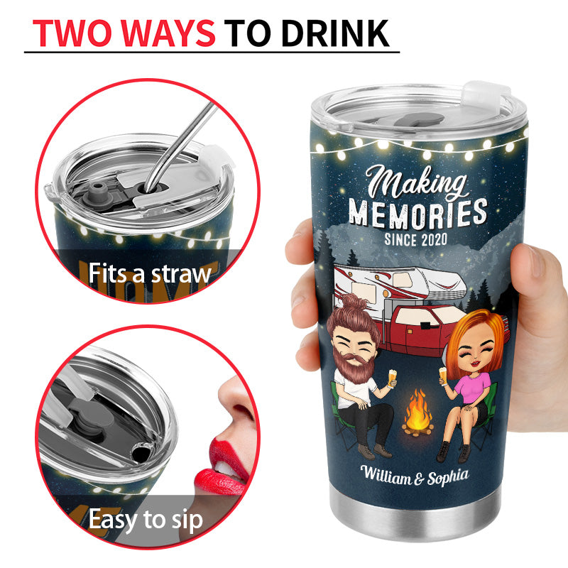 Home Is Where We Park It - Personalized Custom Tumbler