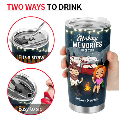 Home Is Where We Park It - Personalized Custom Tumbler