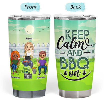 Best Friends We Drink We Grill And We Know Things - BBQ Gift For BFF Besties, Siblings & Colleagues - Personalized Custom Tumbler
