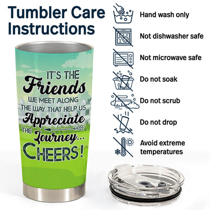 Best Friends We Drink We Grill And We Know Things - BBQ Gift For BFF Besties, Siblings & Colleagues - Personalized Custom Tumbler