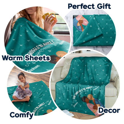 Forever And Always - Gift For Couple - Personalized Custom Fleece Blanket