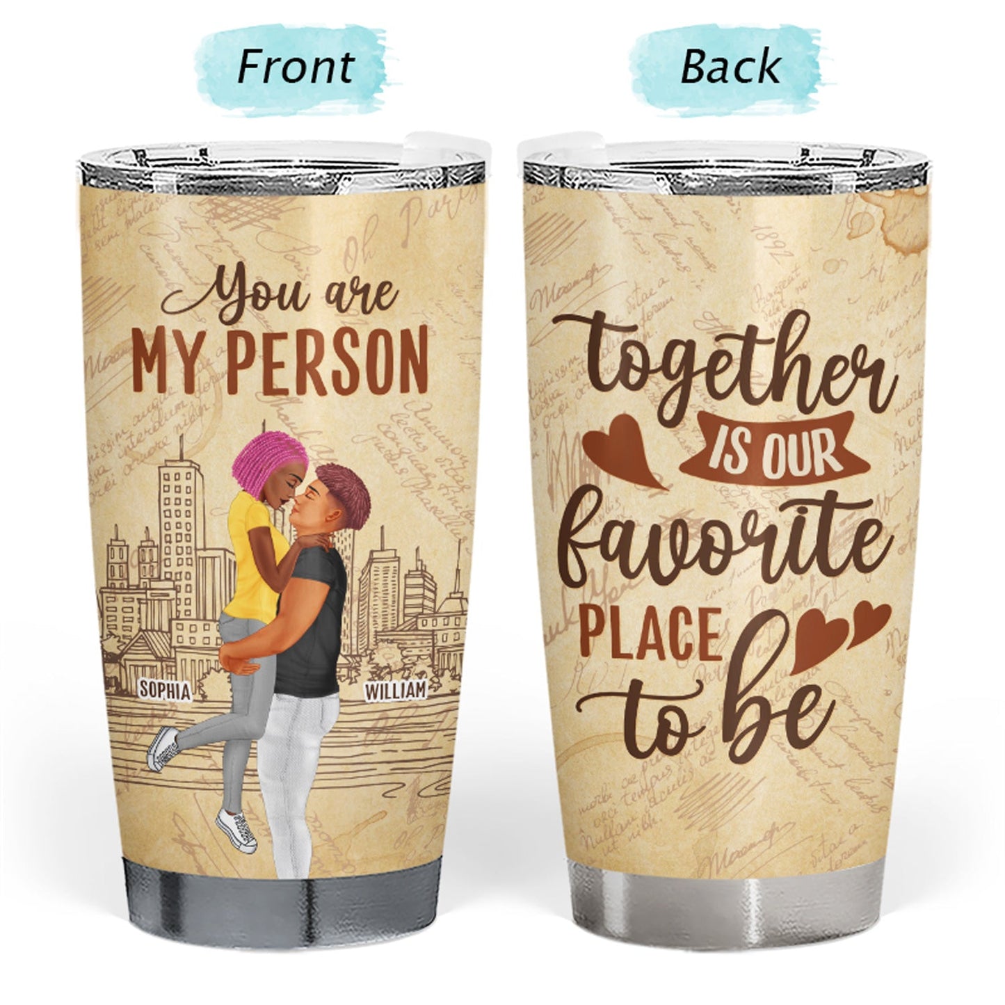 You Are The Only One I Want To Annoy - Gift For Couples - Personalized Custom Tumbler
