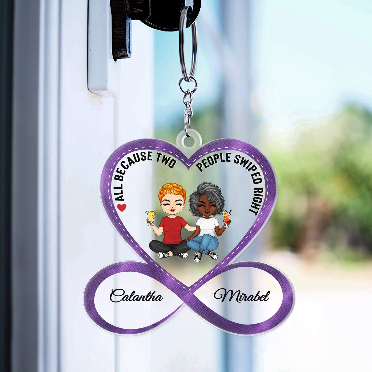 Annoy For The Rest Of My Life - Gift For Couples - Personalized Custom Acrylic Keychain