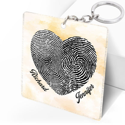 Custom Photo Together Since - Gift For Couple - Personalized Custom Acrylic Keychain