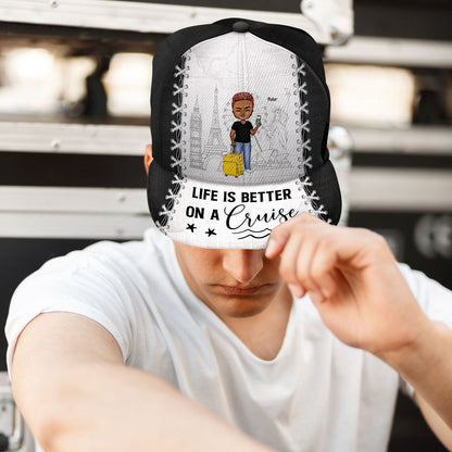 Just A Girl Boy Who Loves Traveling - Gift For Travel Lovers, Vacation Lovers, Him, Her - Personalized Classic Cap