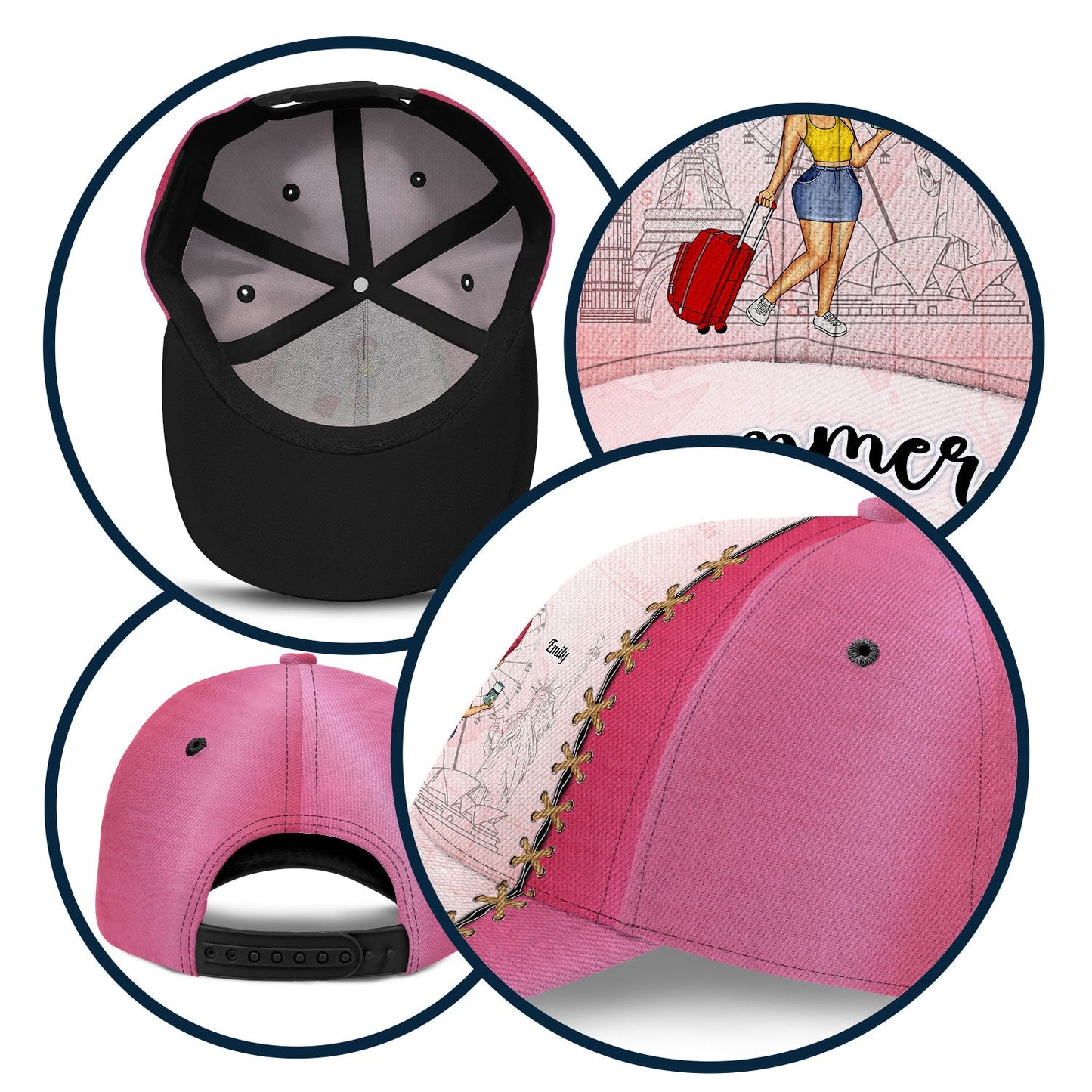 Just A Girl Boy Who Loves Traveling - Gift For Travel Lovers, Vacation Lovers, Him, Her - Personalized Classic Cap