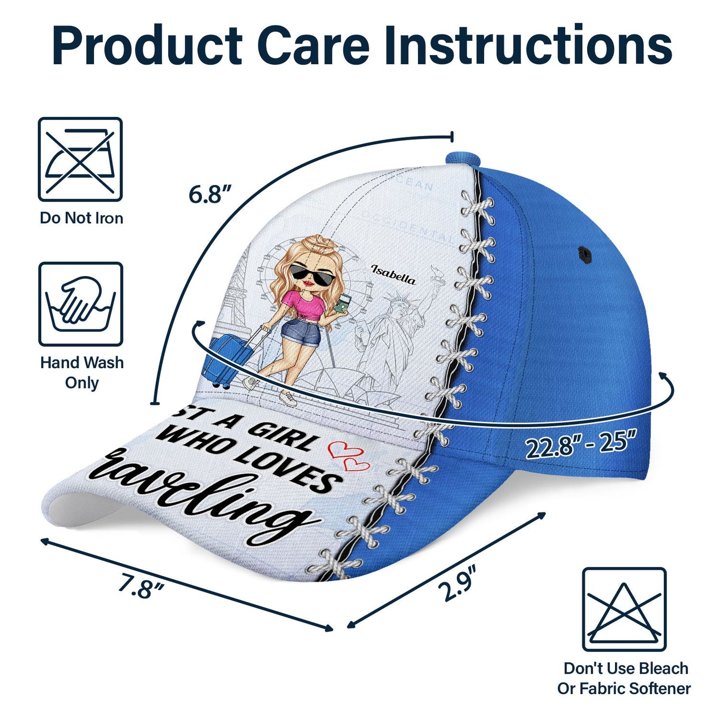 Just A Girl Boy Who Loves Traveling - Gift For Travel Lovers, Vacation Lovers, Him, Her - Personalized Classic Cap