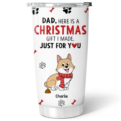 Little Gift For Dog Dad And Mom - Personalized Custom Tumbler