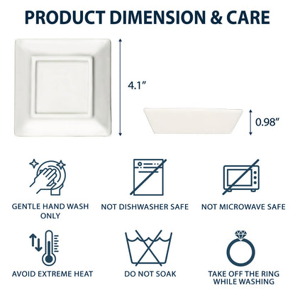 Hand In Hand, I Will Always Protect You - Gift For Mom, Grandma - 3D Inflated Effect Printed Dish, Personalized Ring Dish