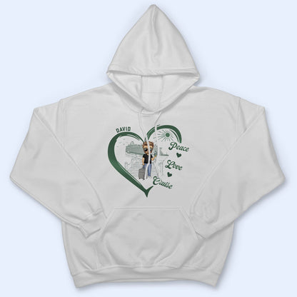 Peace Love Cruise - Gift For Cruising Lovers, Traveling Lovers - Personalized T Shirt