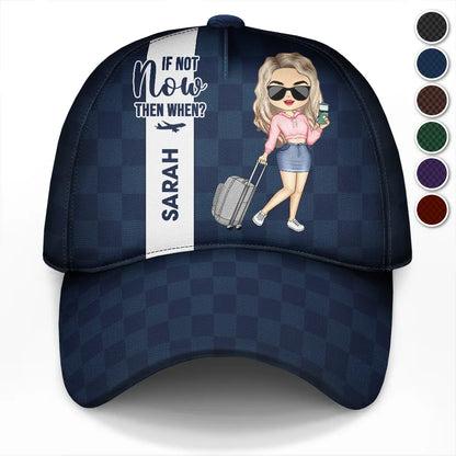 Collect Moments Not Things Traveling Lovers - Personalized Classic Cap