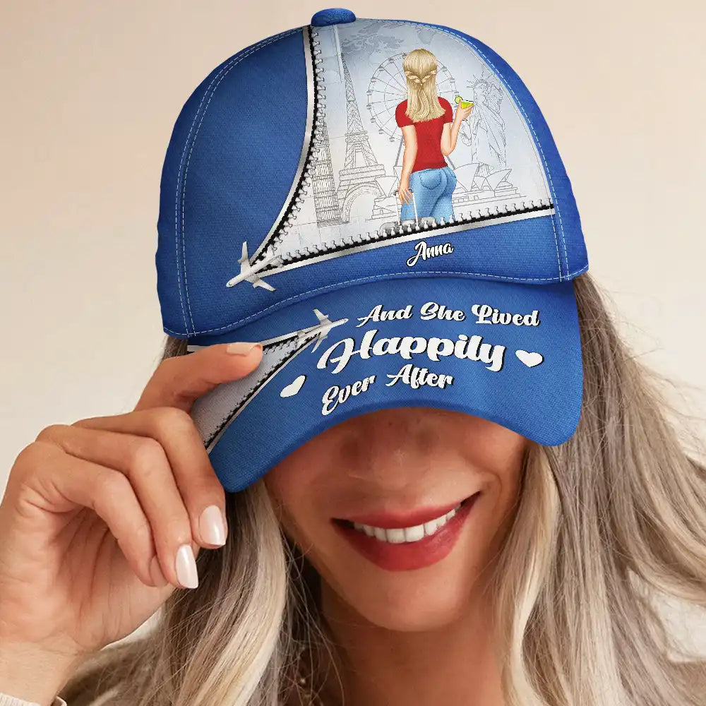 It's On My List Traveling Lovers - Personalized Classic Cap