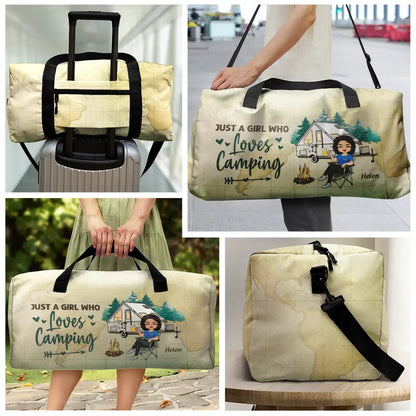 Never Dreamed I'd Grow Up To Be A Super Sexy Camping Lady - Personalized Duffle Bag