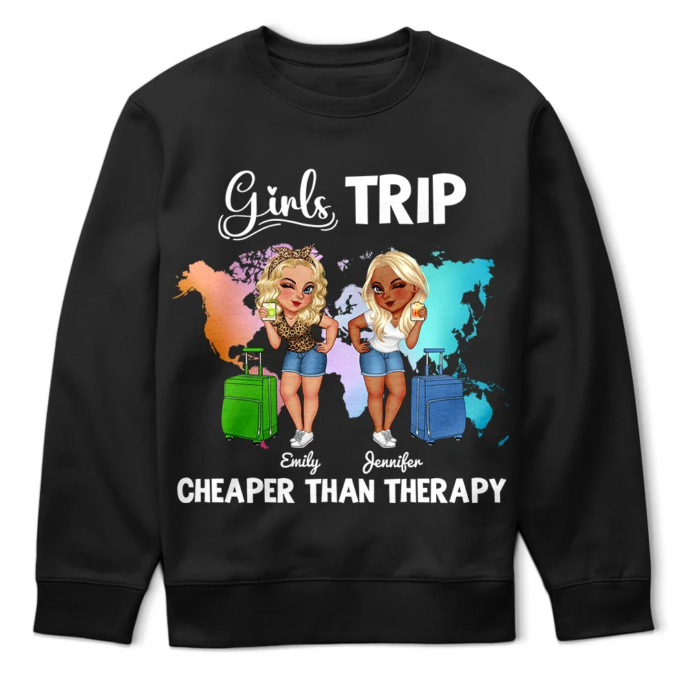 It's Girls Trip World Map - Personalized T Shirt