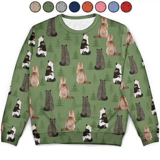 I Love My Cats - Personalized Unisex Ugly Sweater