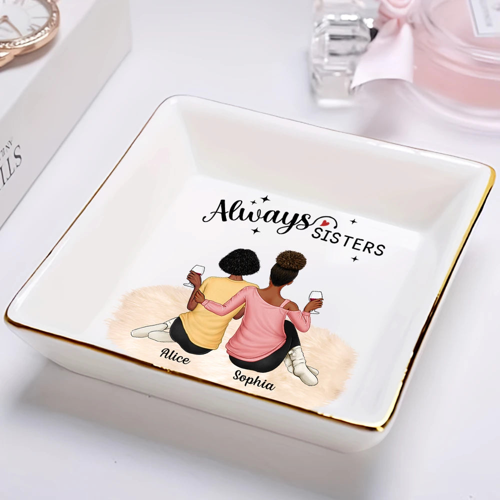 Always Besties - Personalized Ring Dish