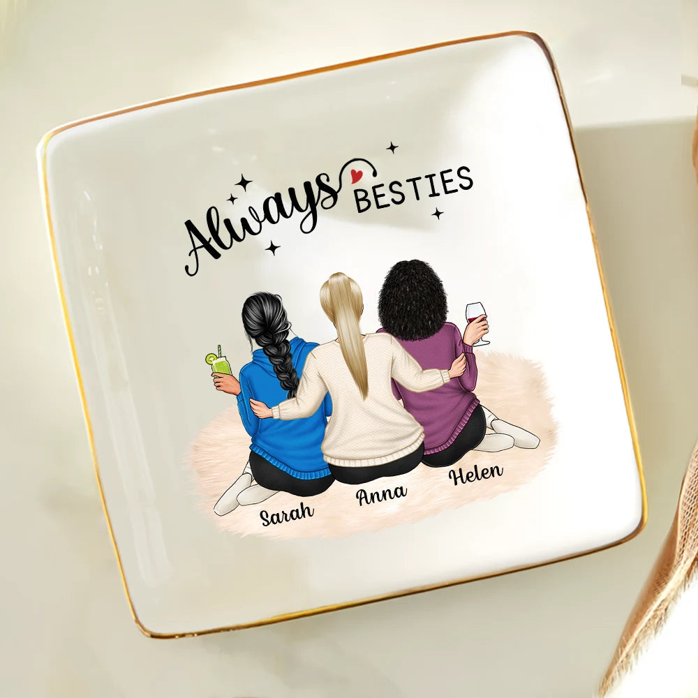 Always Besties - Personalized Ring Dish