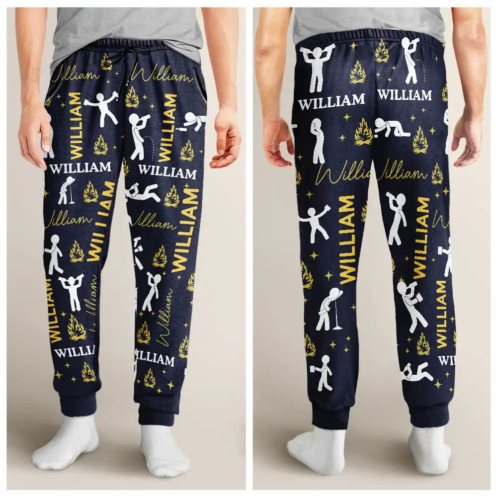 Drunk Camping Style - Personalized Sweatpants