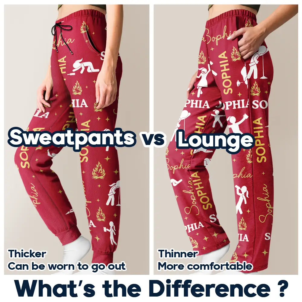 Drunk Camping Style - Personalized Sweatpants
