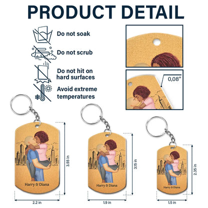 Remind You I Love You Couples - Personalized Aluminum Keychain