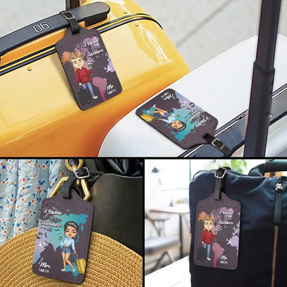 Lifetime Of Adventures - Personalized Combo 2 Luggage Tags