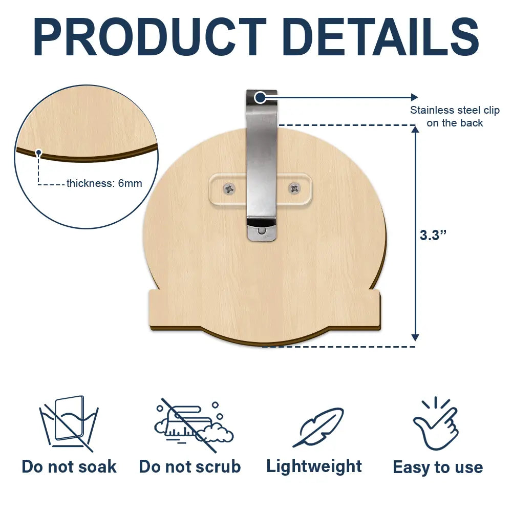 And So The Adventure Begins - Personalized Custom Shaped Car Visor Clip