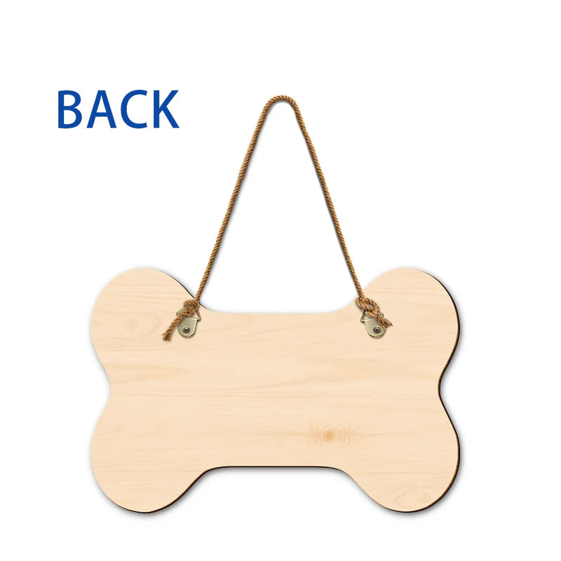 3D Effect Funny Dogs Visitors Must Be Approved By - Personalized Custom Shaped Wood Sign