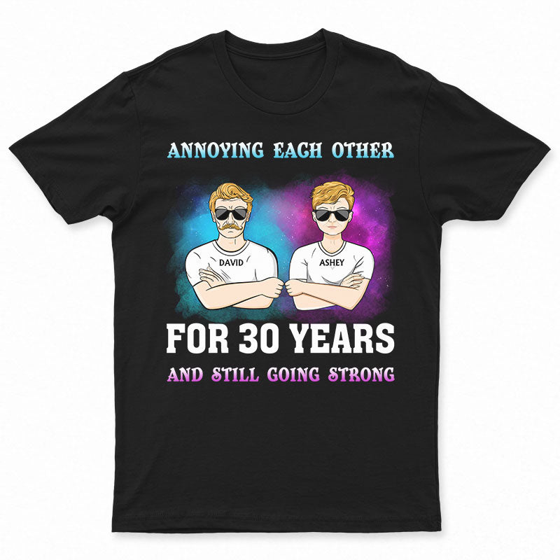 Family Couple Annoying Each Other For Year - Personalized Custom Sweatshirt