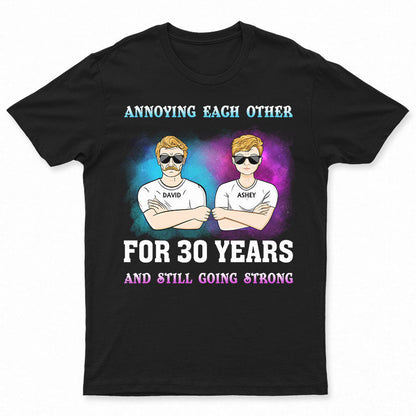 Family Couple Annoying Each Other For Year - Personalized Custom Sweatshirt