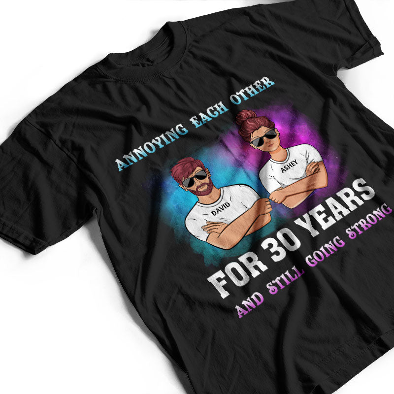 Family Couple Annoying Each Other For Year - Personalized Custom Sweatshirt