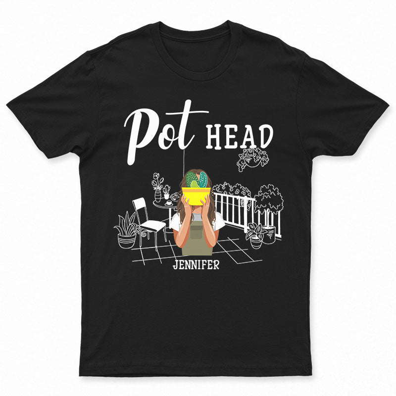 Pot Head Gardening - Personalized Custom T Shirt