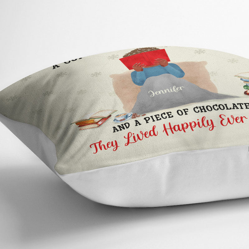 They Lived Happily Ever After - Gift For Book Lovers - Personalized Custom Pillow