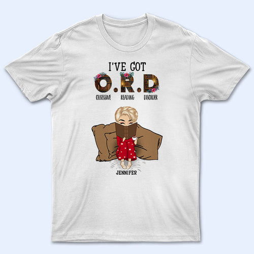 Reading Chibi Girl I've Got ORD - Personalized Custom T Shirt
