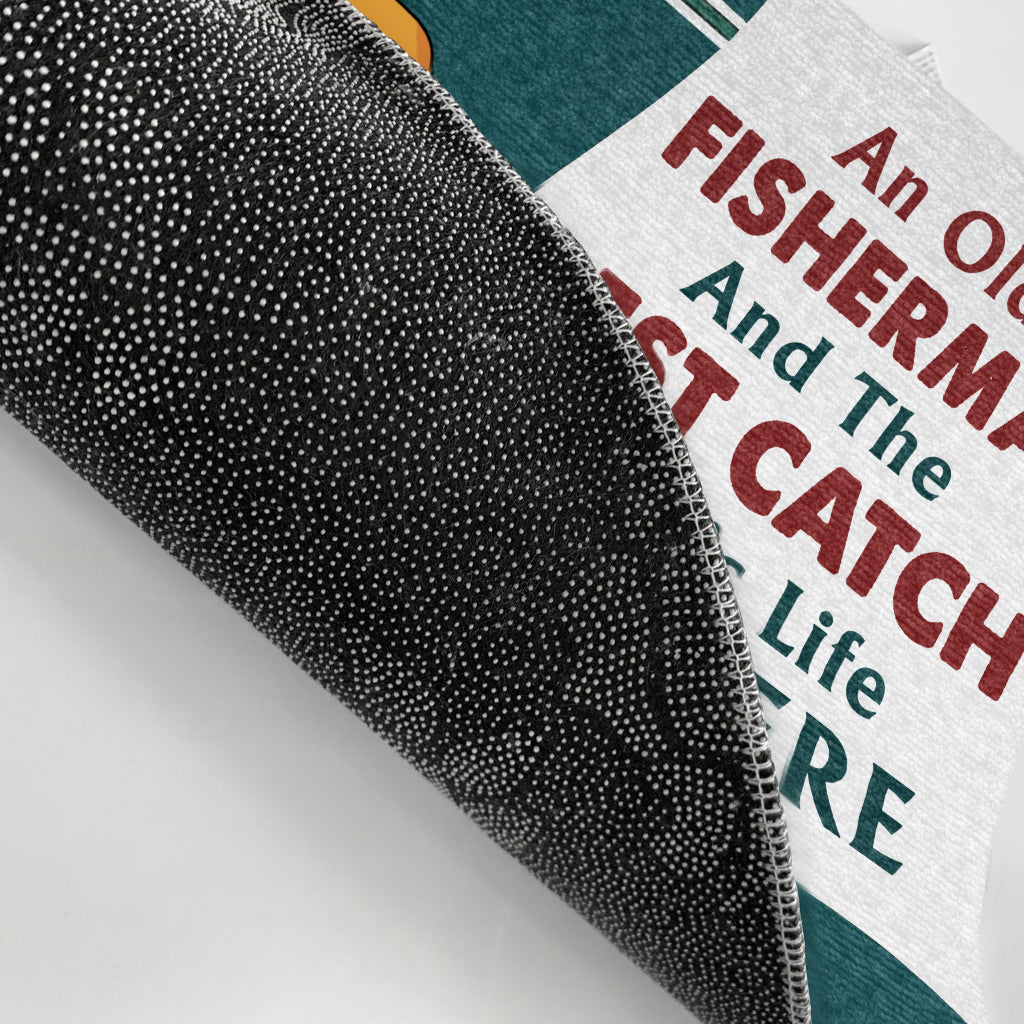 Fishing Couple And The Best Catch Of His Live - Personalized Custom Doormat