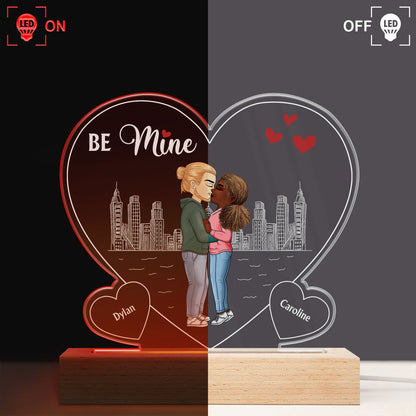 You And Me We Got This - Gift For Couples - Personalized 3D Led Light Wooden Base