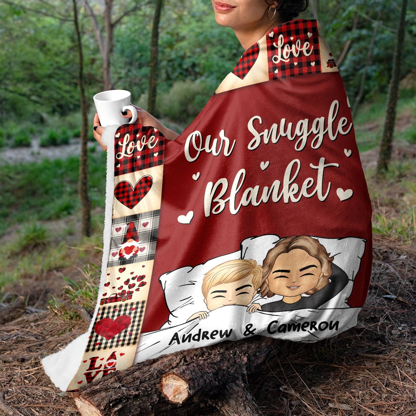 You Are My Favorite Blanket Stealer - Gift For Couples - Personalized Fleece Blanket