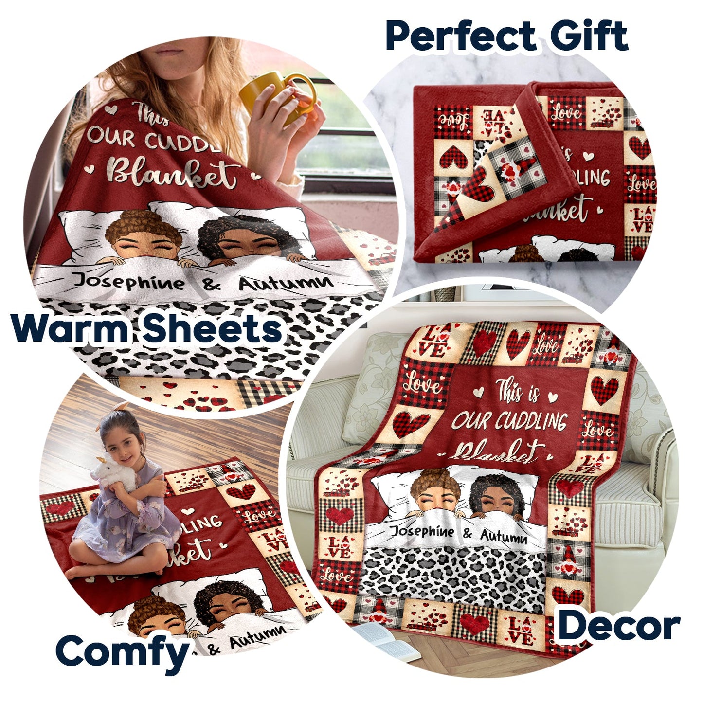 You Are My Favorite Blanket Stealer - Gift For Couples - Personalized Fleece Blanket