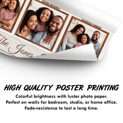 Custom Photo This Is Us - Family Gift - Personalized Poster