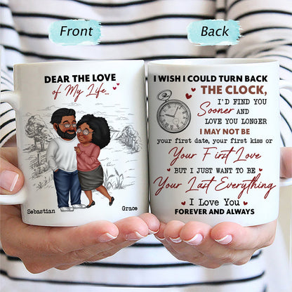 I Wish I Could Turn Back The Clock - Gift For Couples - Personalized Mug