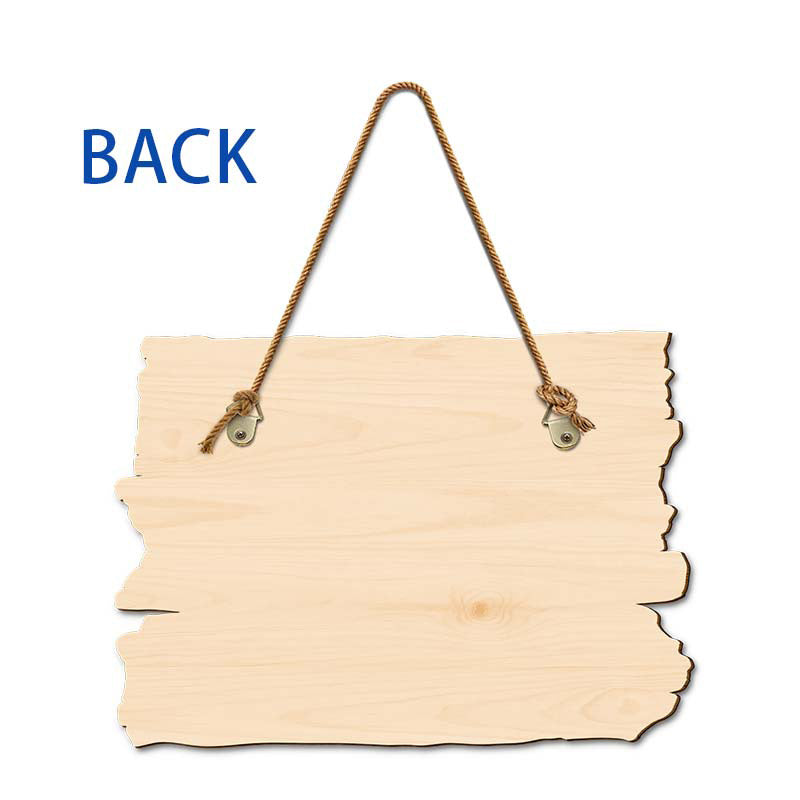 Family Probably At The Beach - Personalized Custom Shaped Wood Sign